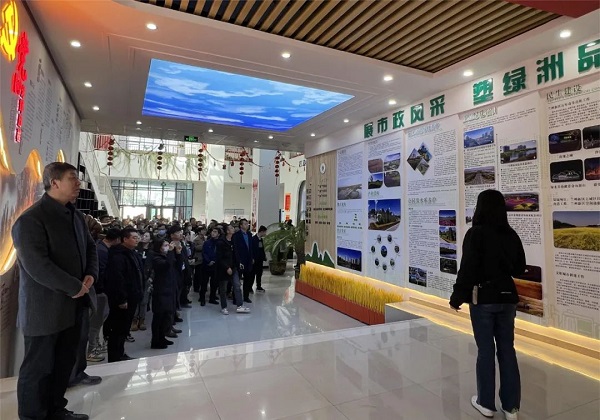 相互学习促党建 开展交流共发展——兰州新区国企党务工作者到绿洲公司观摩学习